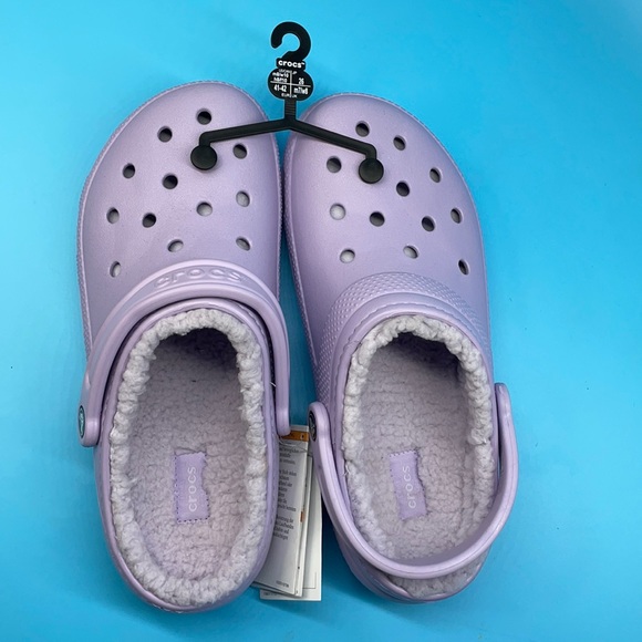 NWT Crocs M8/W10 classic lined comfortable shoes M8/W10 - Picture 1 of 2